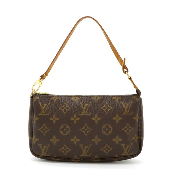 Louis Vuitton Bag Accessoires Brown Pochette Monogram Handbag - Picture 1 of 7